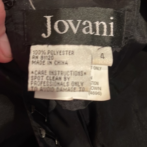 🎉HP🎉🔥SALE 🔥Jovani black yellow and white dress - Picture 10 of 12